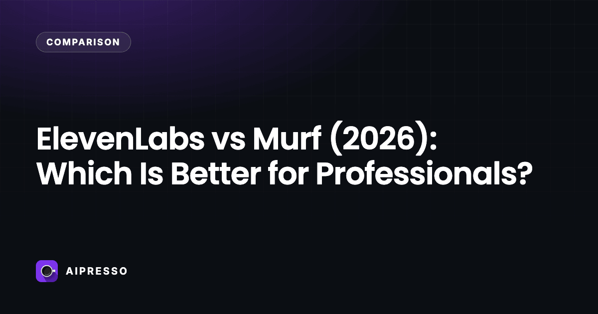 ElevenLabs vs Murf (2026): Which Is Better for Professionals?
