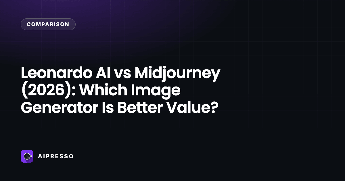Leonardo AI vs Midjourney (2026): Which Image Generator Is Better Value?